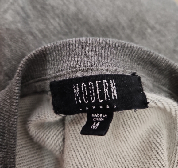 Modern Canvas “Homebody” Graphic Sweatshirt | Gray Cozy Lounge Pullover | Medium - Picture 6 of 6